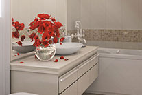 הדמוית פנים של חדרי אמבטיה הדמוית פנים של חדרי אמבטיה