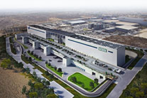 הדמיה אדריכלית  של אזורי תעשיה עם שטח פיתוח הדמיה אדריכלית  של אזורי תעשיה עם שטח פיתוח