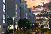 הדמיה אדריכלית בתלת מימד של של לובי וכניסות הדמיה אדריכלית בתלת מימד של של לובי וכניסות