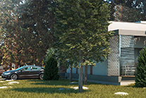 הדמיה אדריכלית בתלת מימד של של לובי וכניסות הדמיה אדריכלית בתלת מימד של של לובי וכניסות