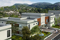 הדמיה אדריכלית בתלת מימד עם שטח בנייה רחב הדמיה אדריכלית בתלת מימד עם שטח בנייה רחב