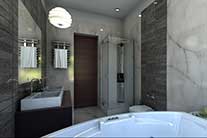 הדמיה של חדר אמבטיה הדמיה של חדר אמבטיה