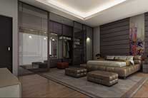 הדמיית עיצוב פנים של חדר שינה הדמיית עיצוב פנים של חדר שינה