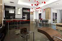 הדמית עיצוב פנים של פנטהוז הדמית עיצוב פנים של פנטהוז