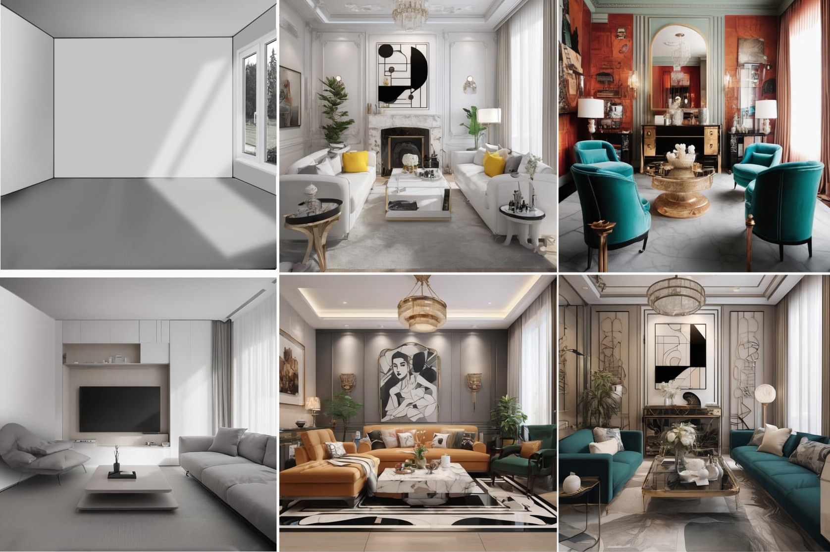 קונספטים אדריכליים עם AI